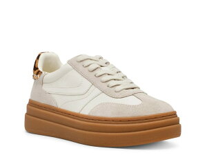 �X�e�B�[�u �}�f�� ���f�B�[�X �V���[�Y �X�j�[�J�[ �v���b�g�t�H�[�� Steve Madden Dodge Platform Sneaker - Women's White/Light Grey �z���C�g