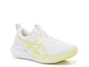 AVbNX fB[X V[Y Xj[J[ ASICS GEL-Pulse 16 Running Shoe - Women's White/Yellow zCg