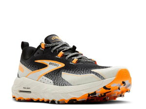 ubNX Y V[Y Xj[J[ jO Black/Orange Brooks Cascadia 18 Trail Running Shoe - Men's