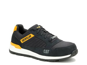 �L���^�s���[ �����Y �V���[�Y �X�j�[�J�[ Caterpillar Venward CT Composite Toe Work Sneaker - Men's Black/White �z���C�g