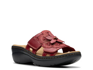 N[NX fB[X V[Y T_ Clarks Merliah Belle Wedge Sandal Red bh