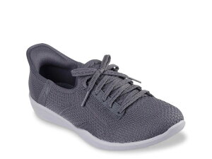 XPb`[Y fB[X V[Y Xb|E[t@[ Xj[J[ Skechers Hands Free Slip-ins: Newbury ST Slip-On Sneaker - Women's Grey O[