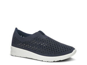 tNTX fB[X V[Y Xb|E[t@[ Flexus by Spring Step Centrics Slip-On Navy lCr[