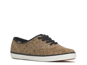 PbY fB[X V[Y Xj[J[ Keds Champion Sneaker - Women's Brown/Black Cheetah Print ubN