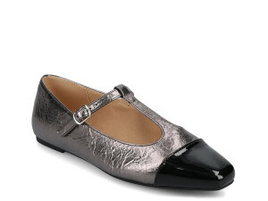 �W���[�j�[ ���f�B�[�X �V���[�Y �p���v�X Journee Theah Mary Jane Flat Pewter Metallic �s���[�^�[