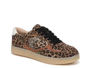 hN^[EV[ fB[X V[Y Xj[J[ Dr. Scholl's Right On Sneaker Black/Brown Leopard Print ubN