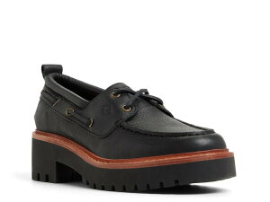 Xy[ fB[X V[Y fbLV[Y Sperry Authentic Original 2-Eye Boat Lug Boat Shoe Black ubN