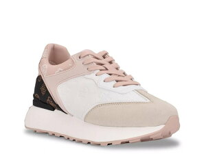 QX fB[X V[Y Xj[J[ Guess Luchia Sneaker White Multicolor zCg