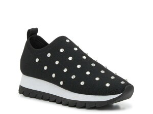 _i L j[[N fB[X V[Y Xb|E[t@[ vbgtH[ Xj[J[ DKNY Abbott Platform Slip-On Sneaker Black ubN