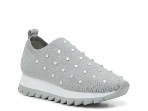 _i L j[[N fB[X V[Y Xb|E[t@[ vbgtH[ Xj[J[ DKNY Abbott Platform Slip-On Sneaker Grey O[