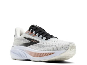 �u���b�N�X ���f�B�[�X �V���[�Y �X�j�[�J�[ Brooks Ghost 17 Running Shoe - Women's White/Grey/Rose Gold Metallic �z���C�g