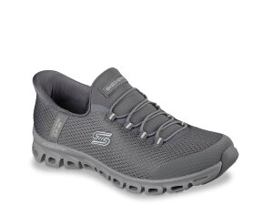 XPb`[Y fB[X V[Y Xj[J[ Skechers Hands Free Slip-ins Glide-Step Vibey Sneaker Grey O[