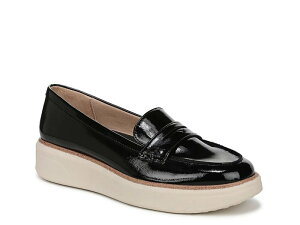 CtXgCh fB[X V[Y Xb|E[t@[ vbgtH[ `FV[ [t@[ LifeStride Chelsea Platform Loafer Black Patent Synthetic ubN