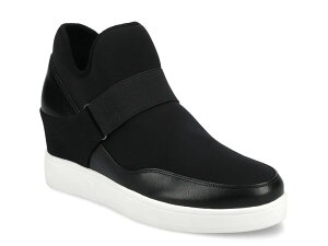W[j[ fB[X V[Y Xj[J[ Journee Damari Wedge Sneaker Black ubN