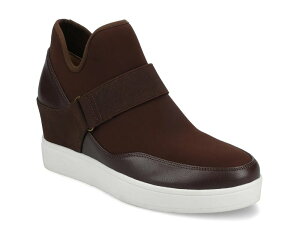 W[j[ fB[X V[Y Xj[J[ Journee Damari Wedge Sneaker Dark Brown uE