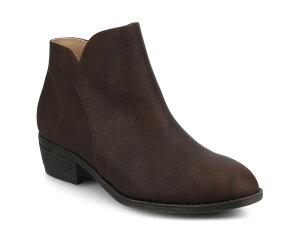 �W���[�j�[ ���f�B�[�X �V���[�Y �u�[�c�E���C���u�[�c Journee Solarah Bootie Dark Brown �u���E��