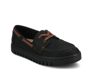 W[j[ fB[X V[Y fbLV[Y Journee Marion Boat Shoe Black ubN