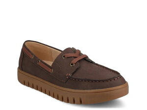 W[j[ fB[X V[Y fbLV[Y Journee Marion Boat Shoe Dark Brown uE