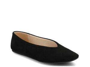 �W���[�j�[ ���f�B�[�X �V���[�Y �p���v�X Journee Fortune Flat Black Suede �u���b�N