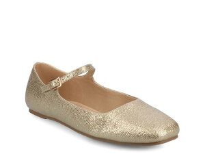 �W���[�j�[ ���f�B�[�X �V���[�Y �p���v�X Journee Carrie Mary Jane Flat Champagne �V�����p��