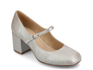 W[j[ fB[X V[Y pvX Journee Okenna Mary Jane Pump Champagne Metallic Vp