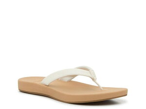 �T�k�[�N ���f�B�[�X �V���[�Y �T���_�� Sanuk Cosmic Shore Flip Flop White/Tan �z���C�g
