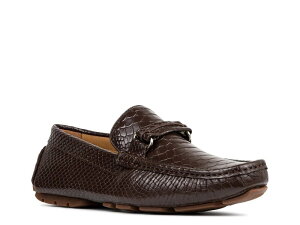【送料無料】 ドナルドプリネール メンズ スリッポン・ローファー シューズ Donniedrus Loafer Brown Snake Print Leather