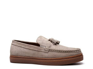�J�����X�T���^�i �����Y �V���[�Y �X���b�|���E���[�t�@�[ Carlos by Carlos Santana Baez Loafer Grey Suede �O���[