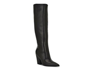 iCEFXg fB[X V[Y u[cECu[c Black Leather Nine West Adera Boot