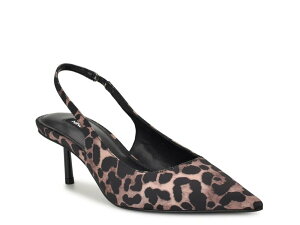 yz iCEFXg fB[X pvX V[Y Hunny Pump Beige/Black Leopard Print Satin