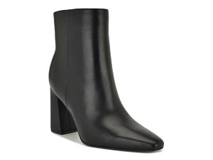 iCEFXg fB[X V[Y u[cECu[c Black Leather Nine West Reraye Bootie
