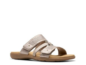 N[NX fB[X V[Y T_ Clarks Elizabelle Ave Sandal Pewter Metallic s[^[