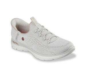 XPb`[Y fB[X V[Y Xj[J[ Skechers x Martha Stewart Hands Free Slip-ins Arch Fit Summits Sparkling Elegance Sneaker Beige x[W