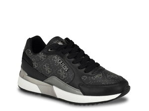 QX fB[X V[Y Xj[J[ Guess Moxea Sneaker Black ubN