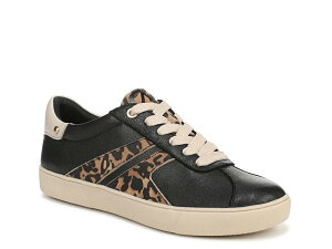 �i�`�����C�U�[ ���f�B�[�X �V���[�Y �X�j�[�J�[ Naturalizer Medina Sneaker Black Leopard Print Leather �u���b�N