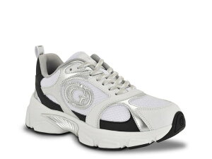 QX fB[X V[Y Xj[J[ Guess Ibitha Sneaker Black/White/Silver zCg