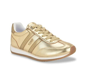 QX fB[X V[Y Xj[J[ Guess Saphia Sneaker Gold Metallic S[h