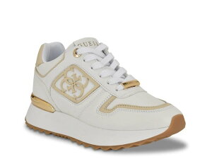 QX fB[X V[Y Xj[J[ Guess Koyaa Sneaker White zCg