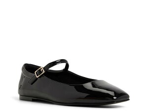 �A���h ���f�B�[�X �V���[�Y �p���v�X Aldo Kristyn Mary Jane Flat Black �u���b�N