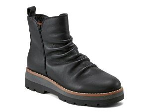 �A�[�X ���f�B�[�X �V���[�Y �u�[�c�E���C���u�[�c �v���b�g�t�H�[�� �u�[�c Earth Yonder Waterproof Platform Bootie Black Leather �u���b�N