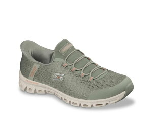 XPb`[Y fB[X V[Y Xj[J[ Skechers Hands Free Slip-Ins: Glide Step Sole Sneaker - Women's Olive Green O[