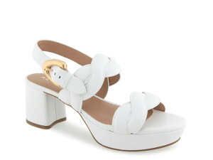 �G�A���\�[���Y ���f�B�[�X �V���[�Y �T���_�� �v���b�g�t�H�[�� Aerosoles Camea Platform Sandal White �z���C�g