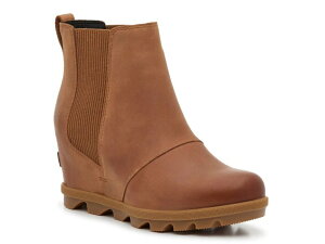 �\���� ���f�B�[�X �V���[�Y �u�[�c�E���C���u�[�c SOREL Joan Rhapsody Wedge Snow Boot Cognac
