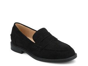 �W���[�j�[ ���f�B�[�X �V���[�Y �X���b�|���E���[�t�@�[ Journee Brooks Loafer Black �u���b�N
