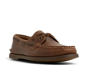 yz Xy[ Y fbLV[Y V[Y Authentic Original 2-Eye Boat Shoe Dark Brown