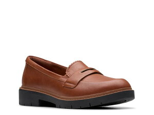 N[NX fB[X V[Y Xb|E[t@[ Tan Leather Clarks Westlynn Glow Loafer