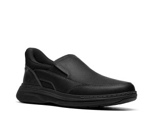 N[NX Y V[Y Xb|E[t@[ Clarks Craftwell Step Loafer Black Leather ubN