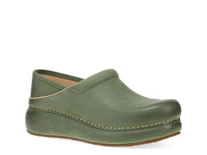 _XR fB[X V[Y Xb|E[t@[ vbgtH[ Dansko Platform Pro Slip-On Dark Green O[