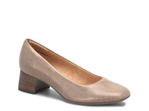�R���t�H�[�e�B�o ���f�B�[�X �V���[�Y �p���v�X Comfortiva Peach Pump Light Brown �u���E��