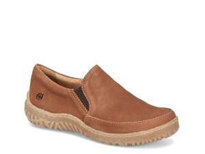 �{�[�� ���f�B�[�X �V���[�Y �X���b�|���E���[�t�@�[ Born Breck Slip-On Light Brown �u���E��